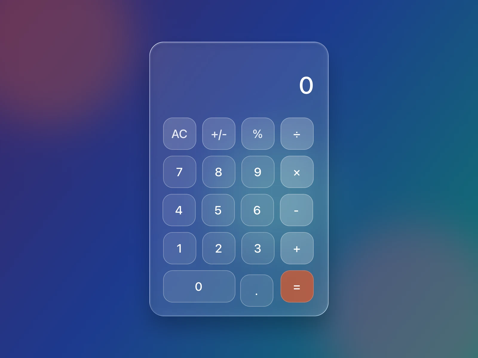 Glassmorphism Calculator