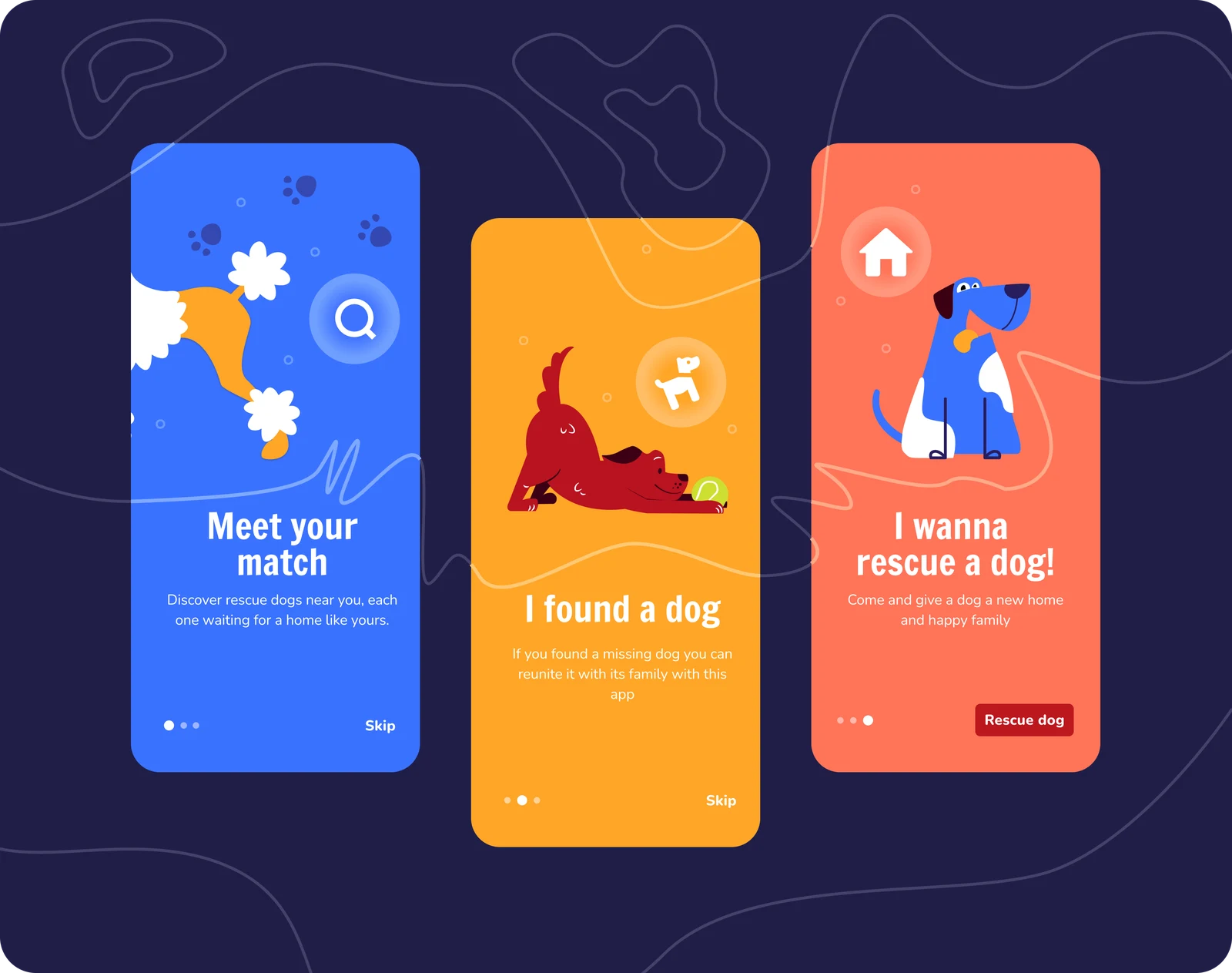 Dog Rescue Onboarding App