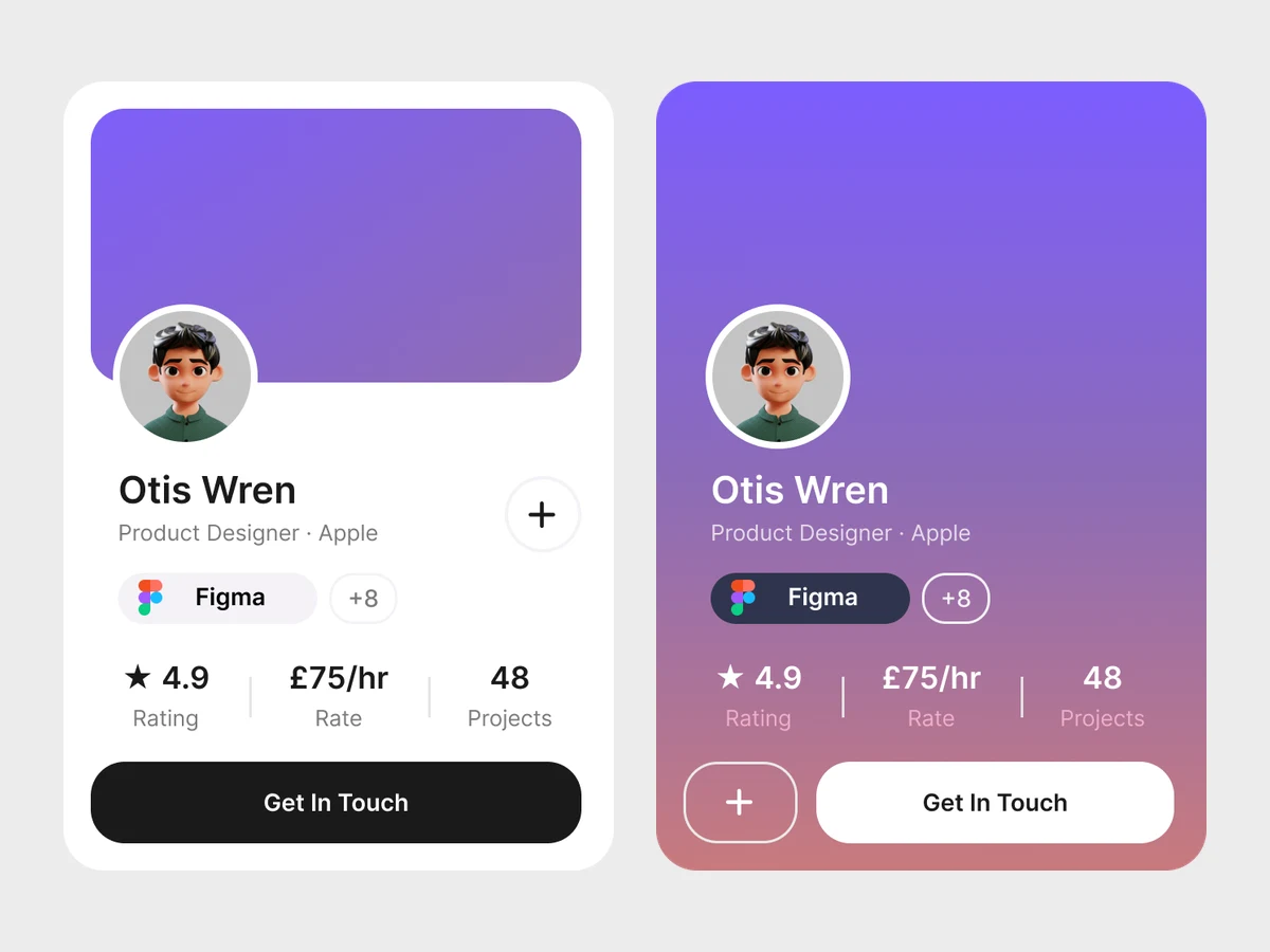 Digital Profile Card