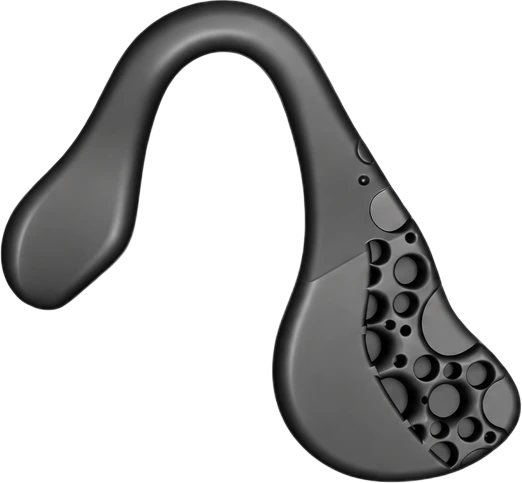 The earpiece in graphite