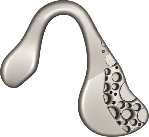 The earpiece in sand