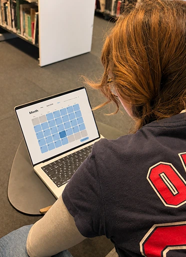 User testing session